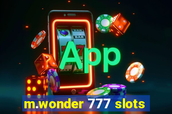 m.wonder 777 slots